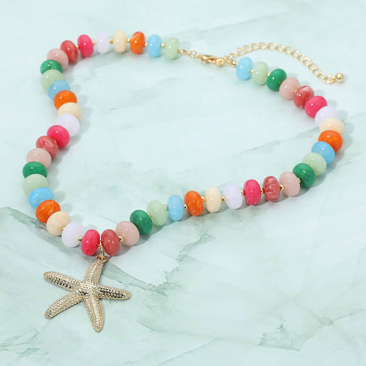 Seaside Candy Starfish Necklace